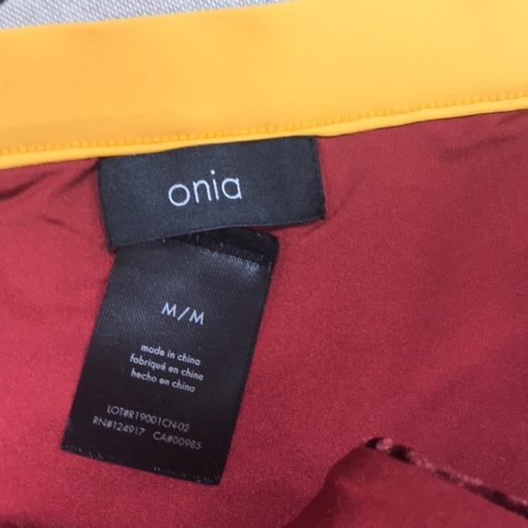 Onia Leila Textured Velvet String Bikini Bottoms - Picture 3 of 8